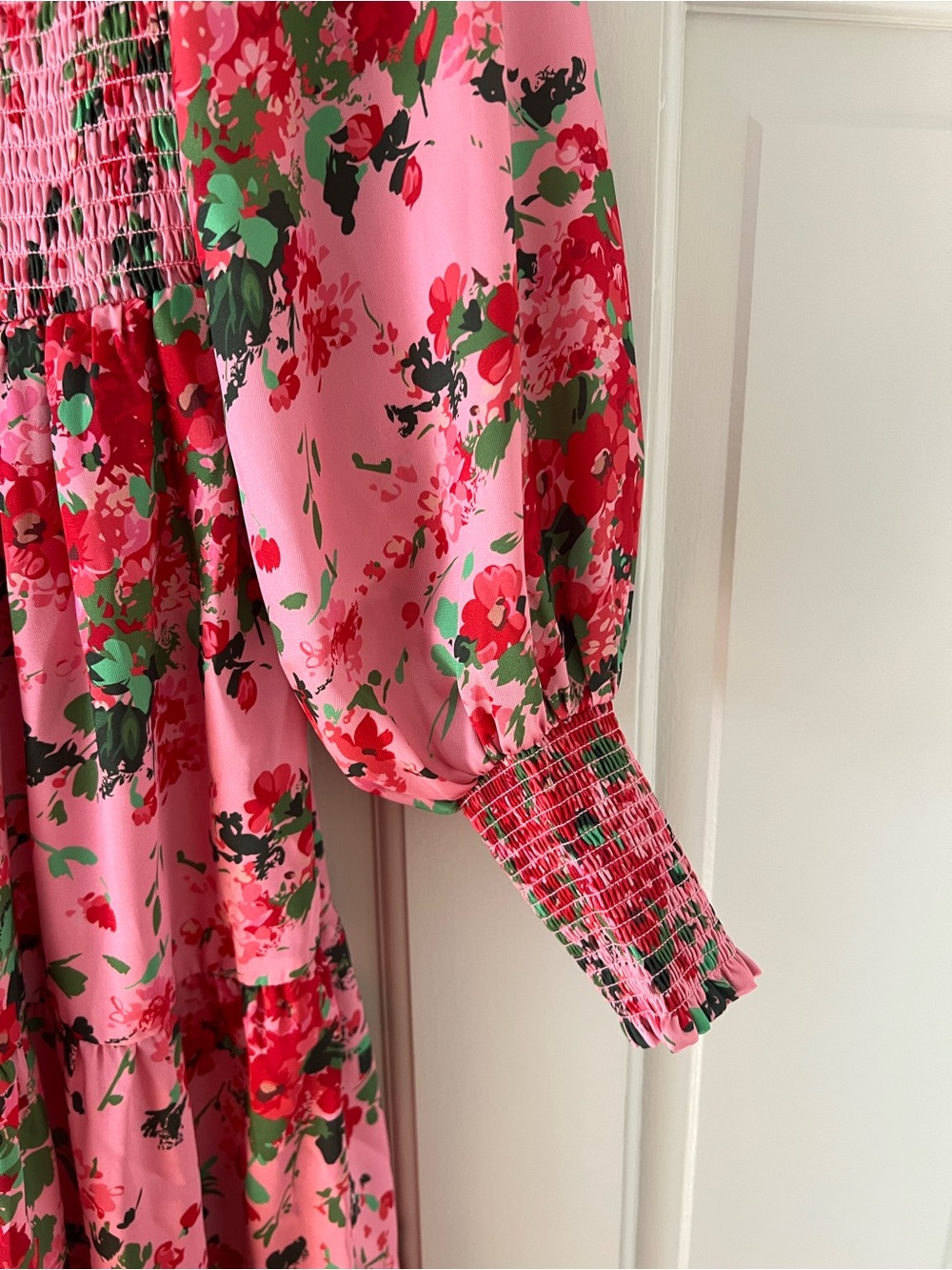 Tuckernuck Pink Peony Meadows Libby Long Sleeve Maxi Dress - Picture 5 of 5